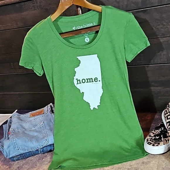 Vacation State Illinois Home Tshirt - Picture 1 of 4